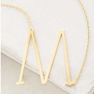 Block Letter Monogram Necklace